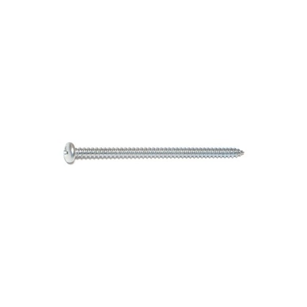 Midwest Fastener Sheet Metal Screw, #8 x 3 in, Zinc Plated Steel Pan Head Phillips Drive, 100 PK 03275 - main